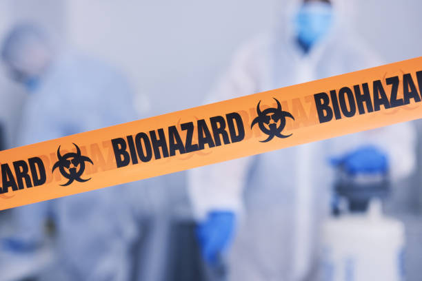 Professional Blood Cleanup technician working in Eaton, OH